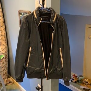 21 Men - Pleather Sports Jacket